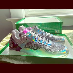 Iridescent Holograph Lowtop sneakers